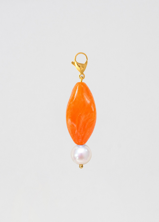 Charm Barra Espiral Naranja