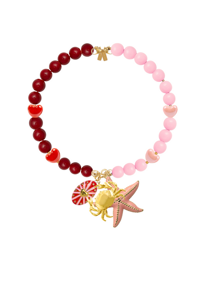 Mitad Cadena Ocean Love Red