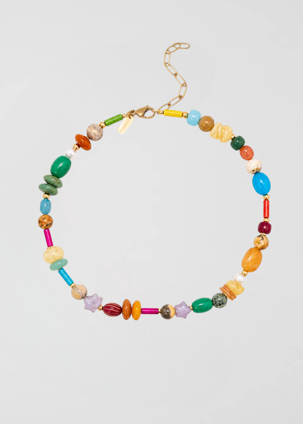 Collar Festival De Piedras Multicolor