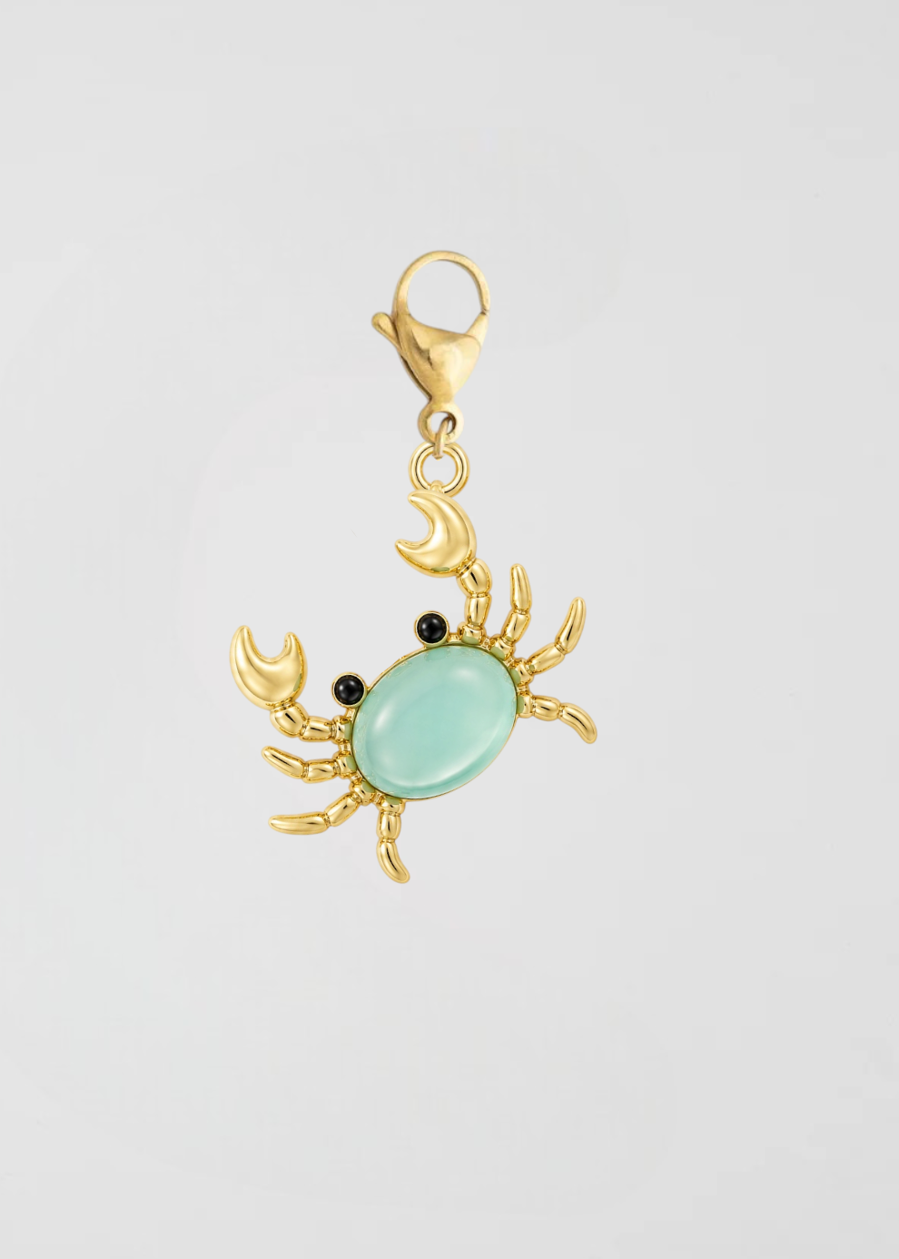 Charm Mini Cangrejo Verde Agua
