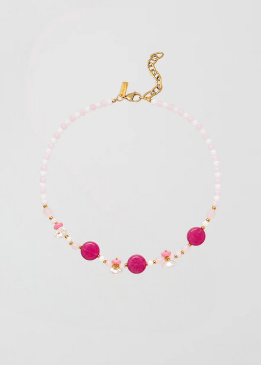 Collar Fino Formentera Rosa