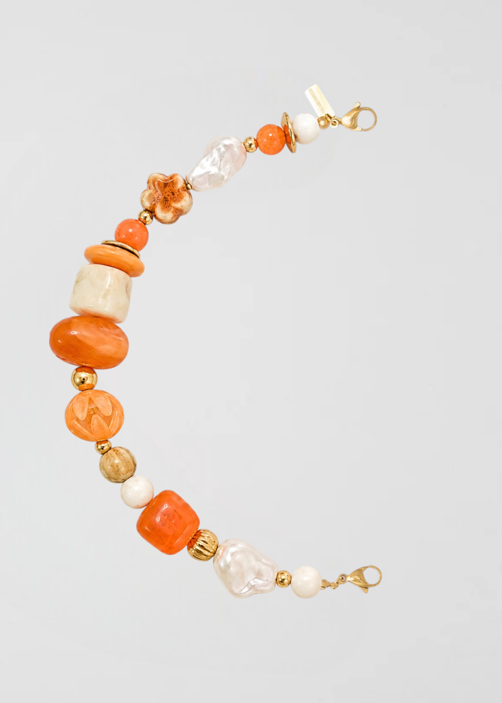 Mitad Cadena Joya Perfecta Naranja