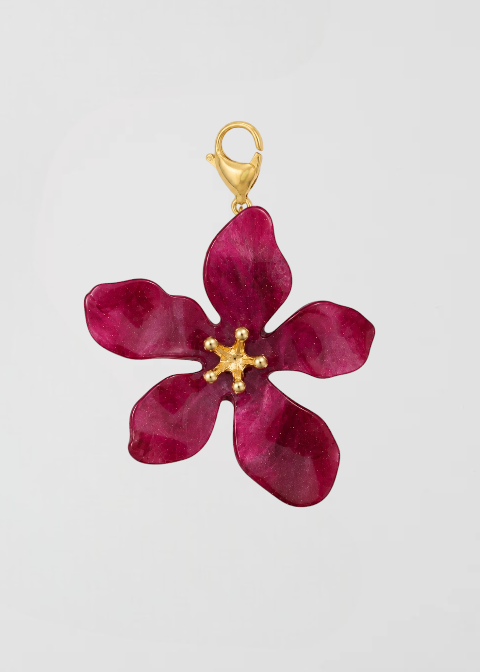 Charm Flor Violeta Bonito