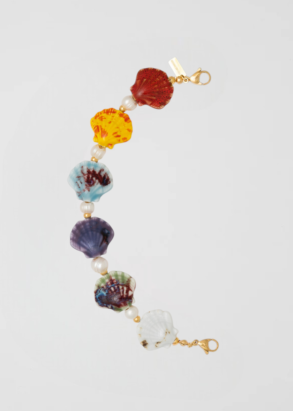 Mitad Cadena Conchas Multicolor
