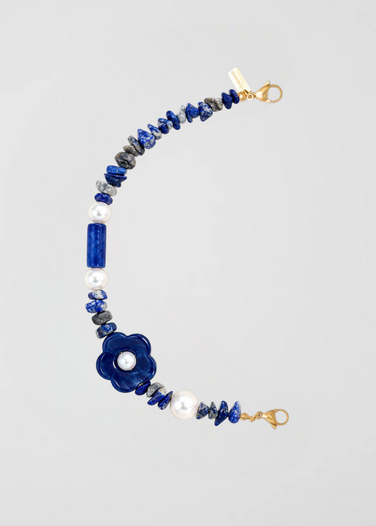 Mitad Cadena Coralitos Azules