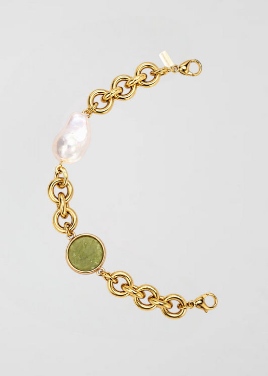 Mitad Cadena Gold Apliques
