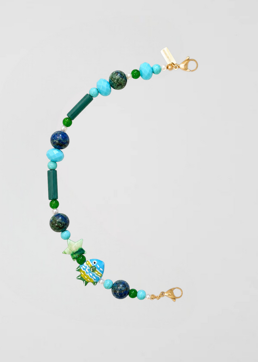 Mitad Cadena Kawai Azul