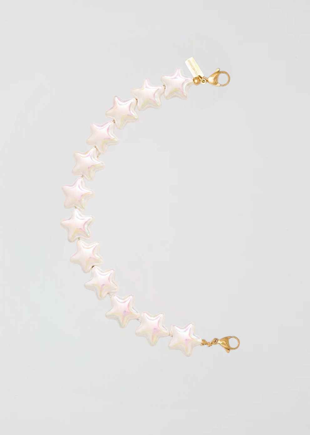Mitad Cadena Maxi Estrellas Blancas