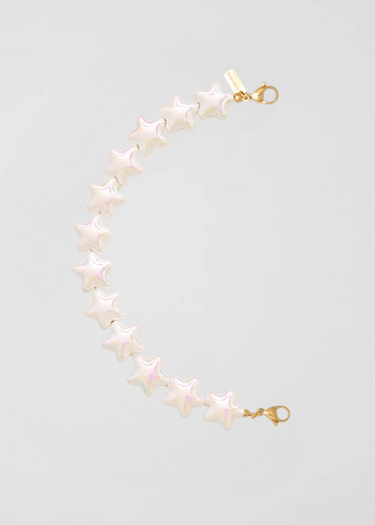 Mitad Cadena Maxi Estrellas Blancas