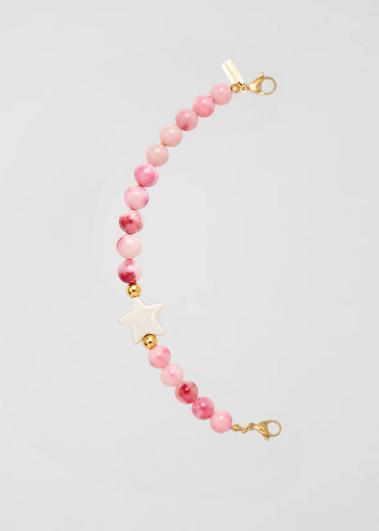 Mitad Cadena Pastel Pink