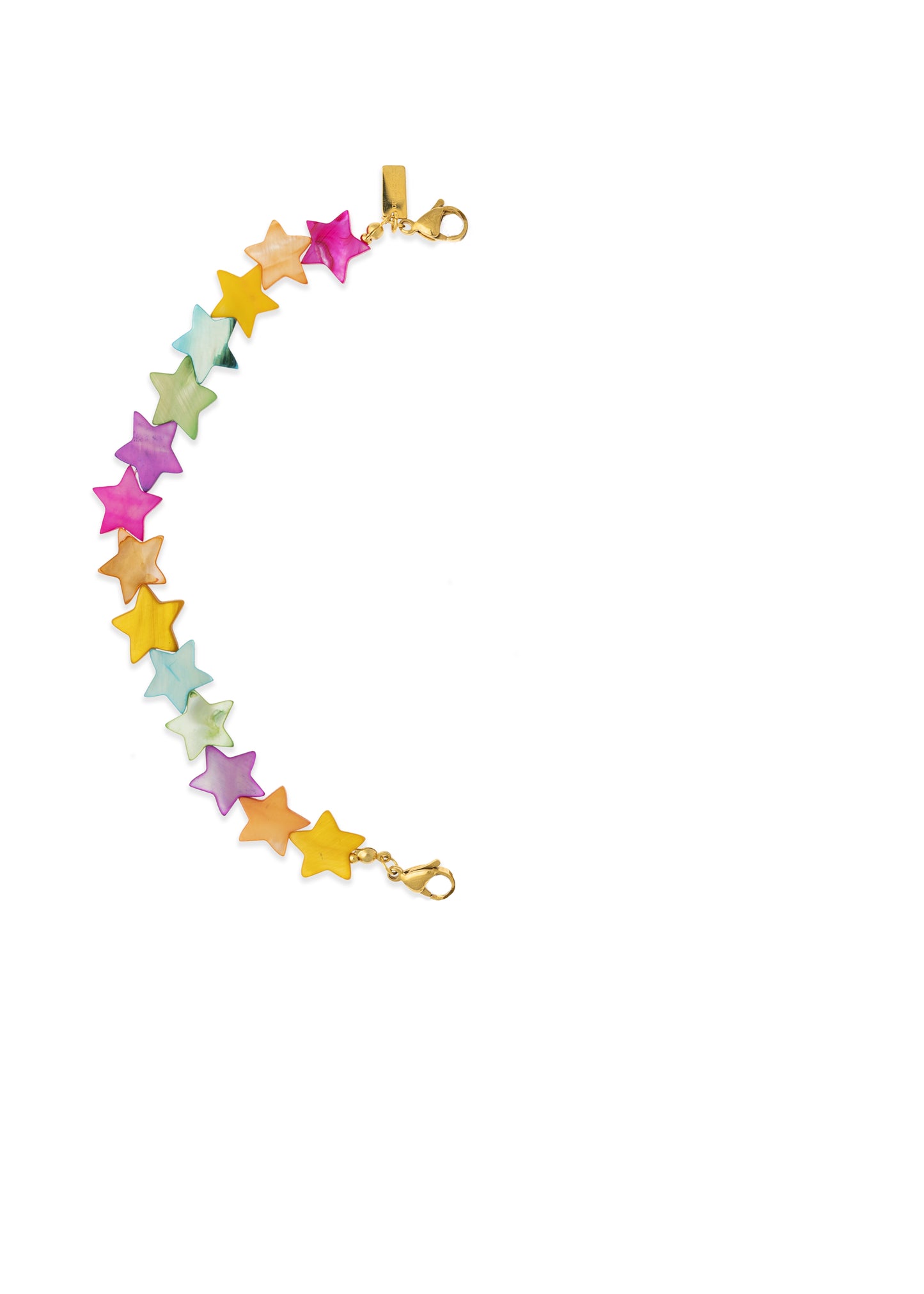 Cadenas de estrellas de colores, mitad de cadenas de estrellas de nacar, cadena de colores, collar de estrellas, cadena de colores, Lulás_Lulás