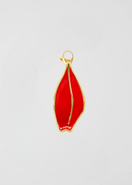 Charm Hoja Roja Perfecta