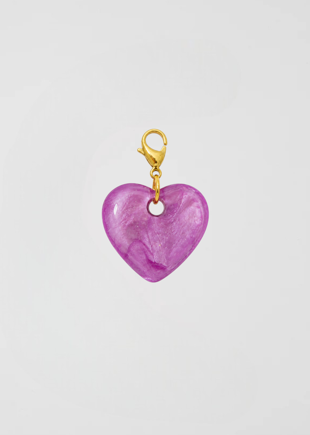 Charm Corazón Púrpura
