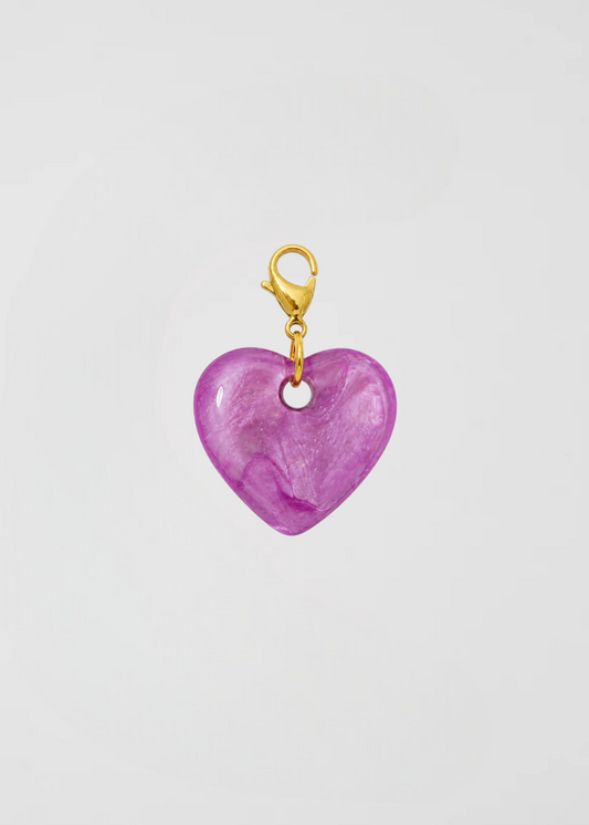 Charm Corazón Púrpura