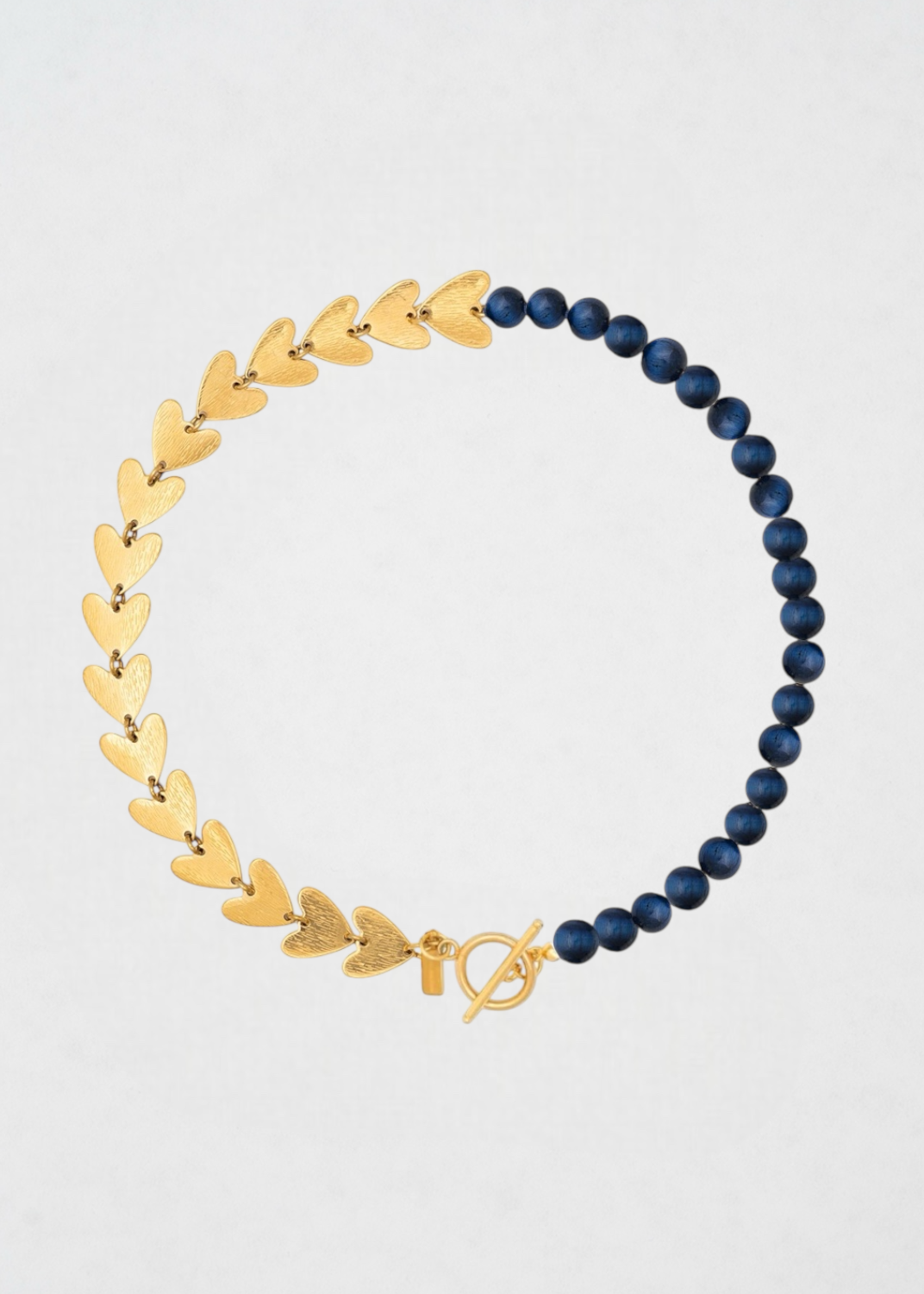 Collar Basic Blue And Gold