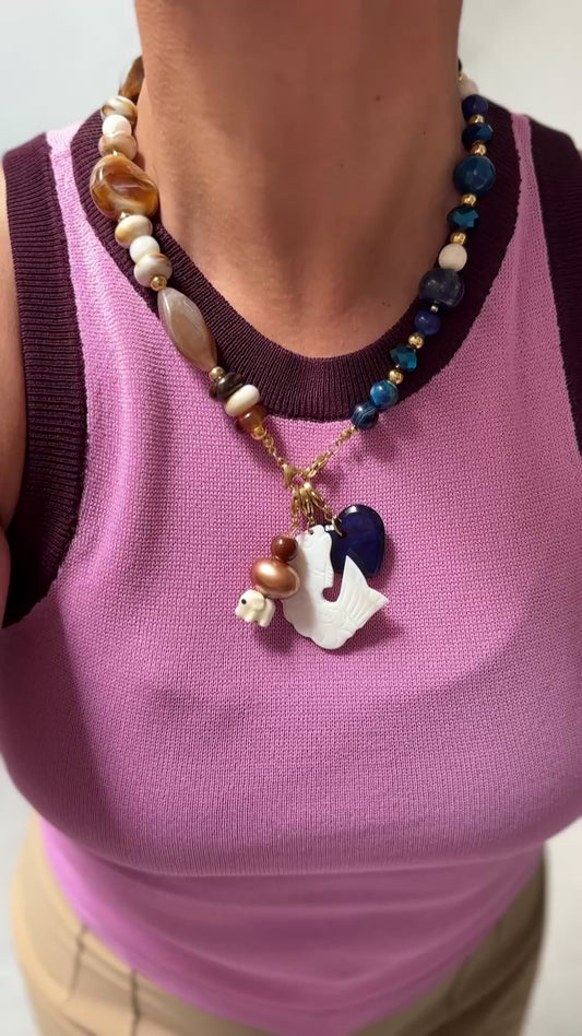 Mix Marrón Y Azul Pega Con Todo