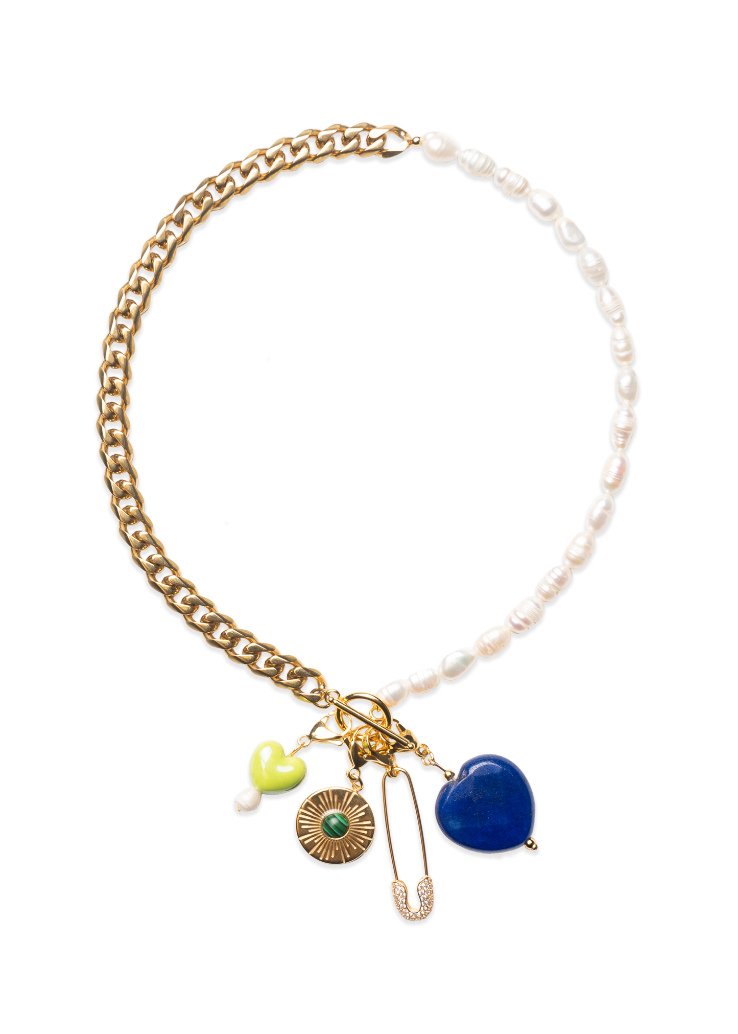 Corazón Lapislázuli Charm