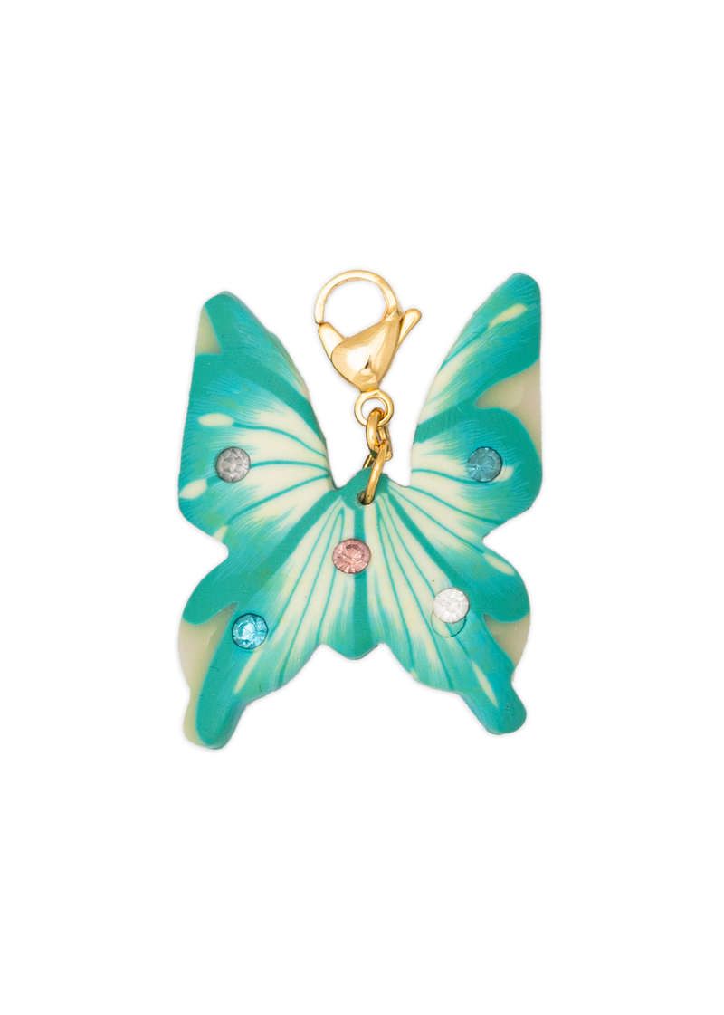 Charm My Turquoise Butterfly