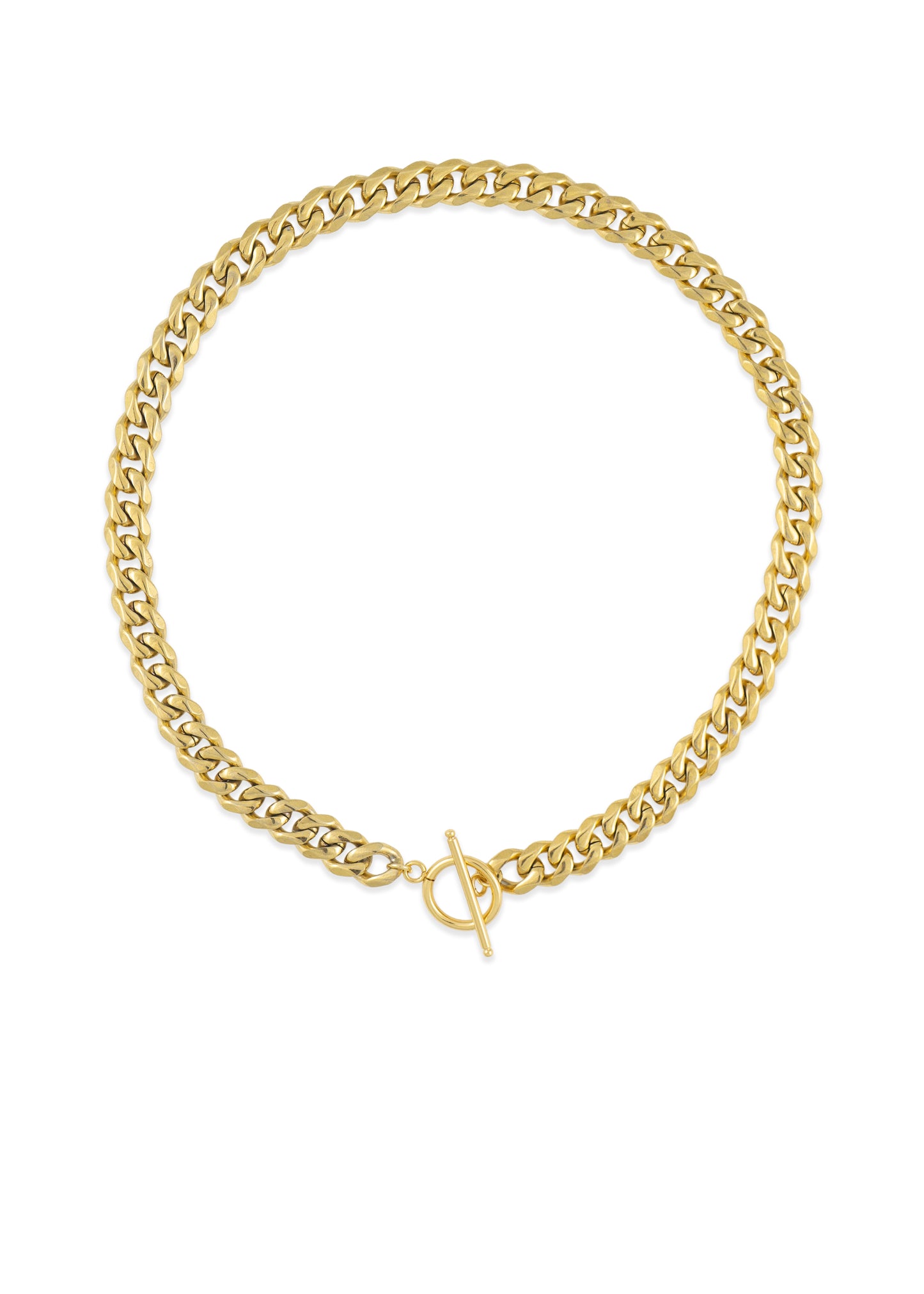Cadena-Paris-For-No-Perlas-Lovers-Acero-chapado-oro-18k