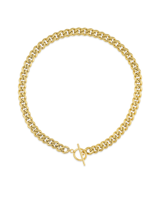 Cadena-Paris-For-No-Perlas-Lovers-Acero-chapado-oro-18k