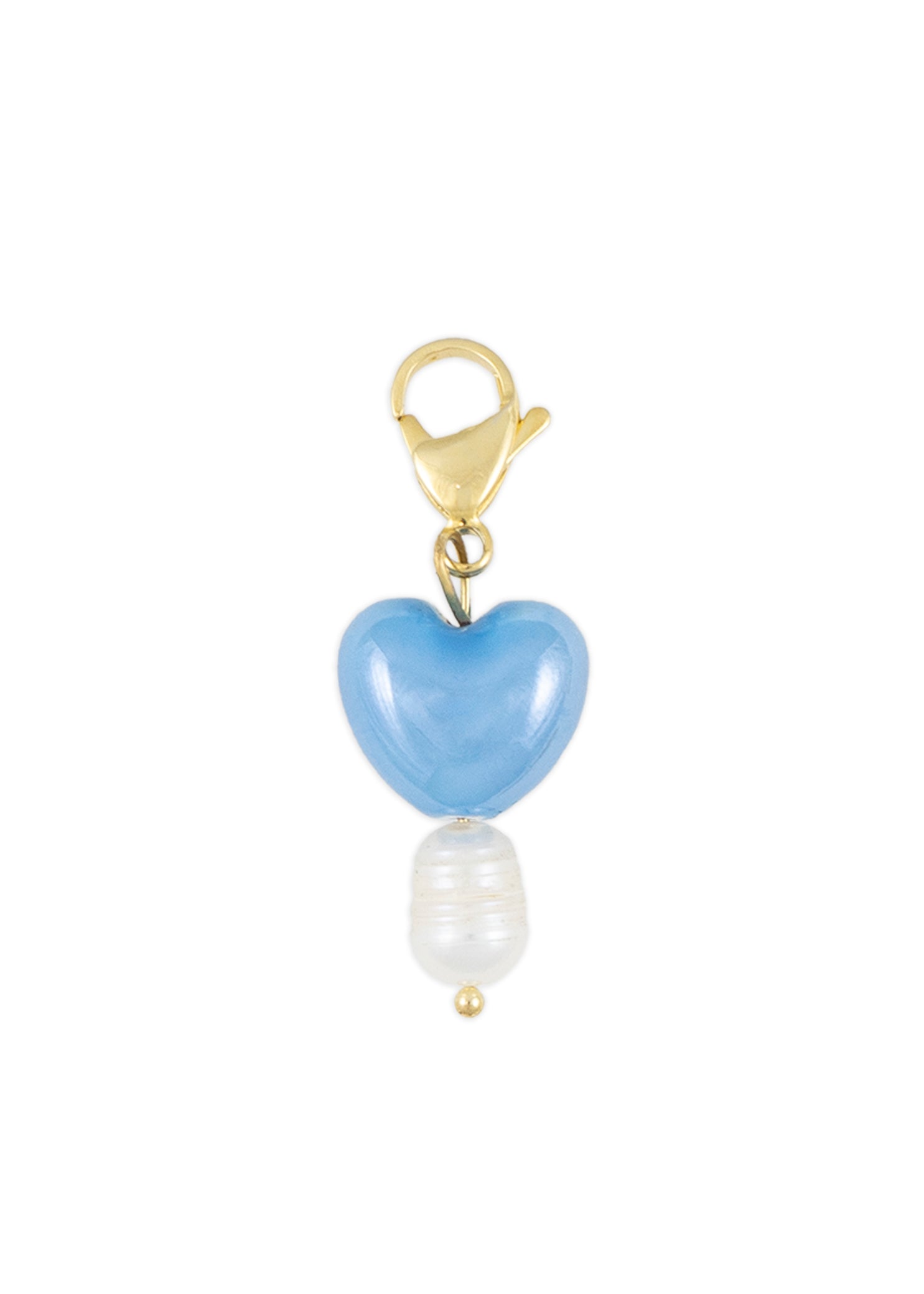 Charm-corazon-azul-perla-ceramica-acero-chapado-oro-18k