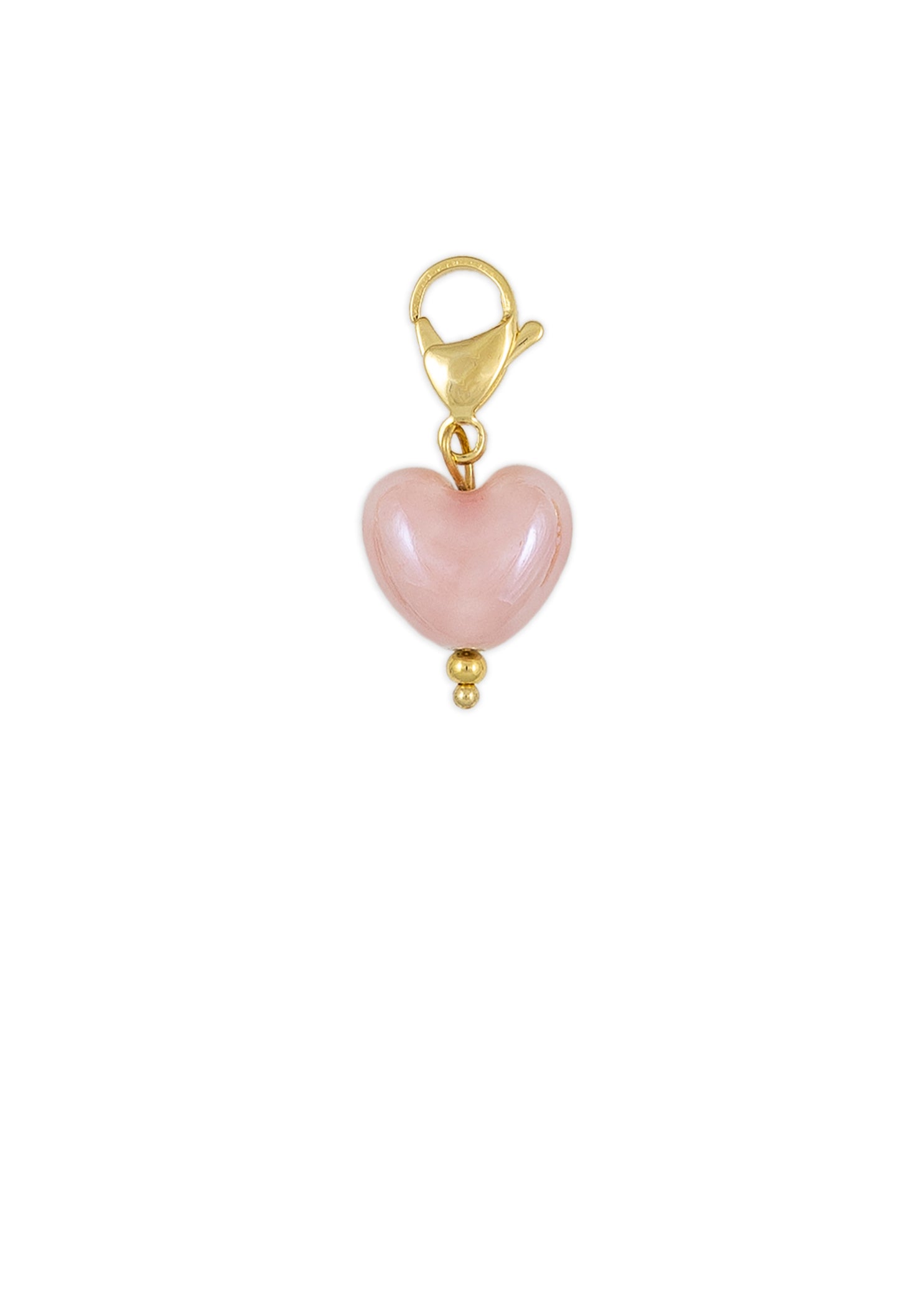 Charm-corazon-rosa-ceramica-acero-chapado-oro-18k