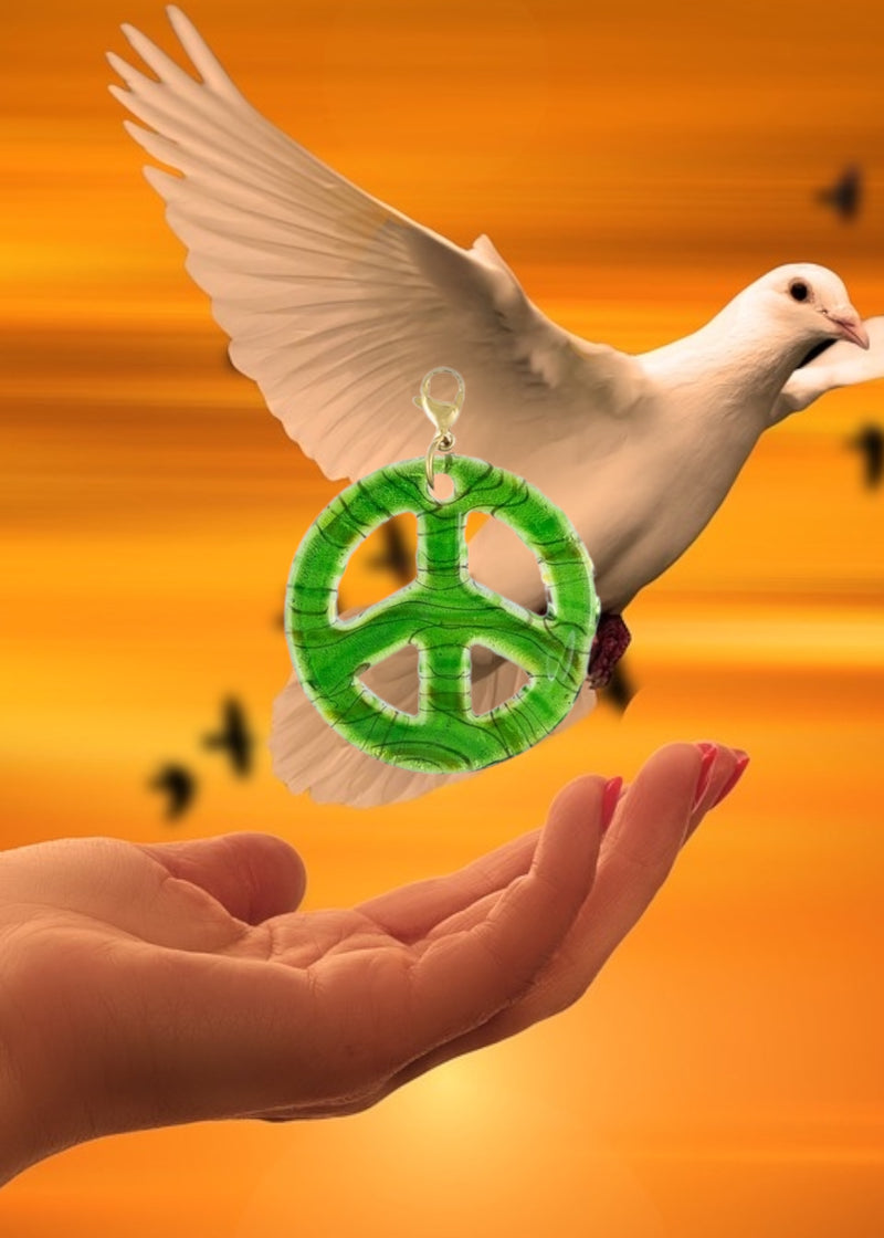 Peace & Love Charm 