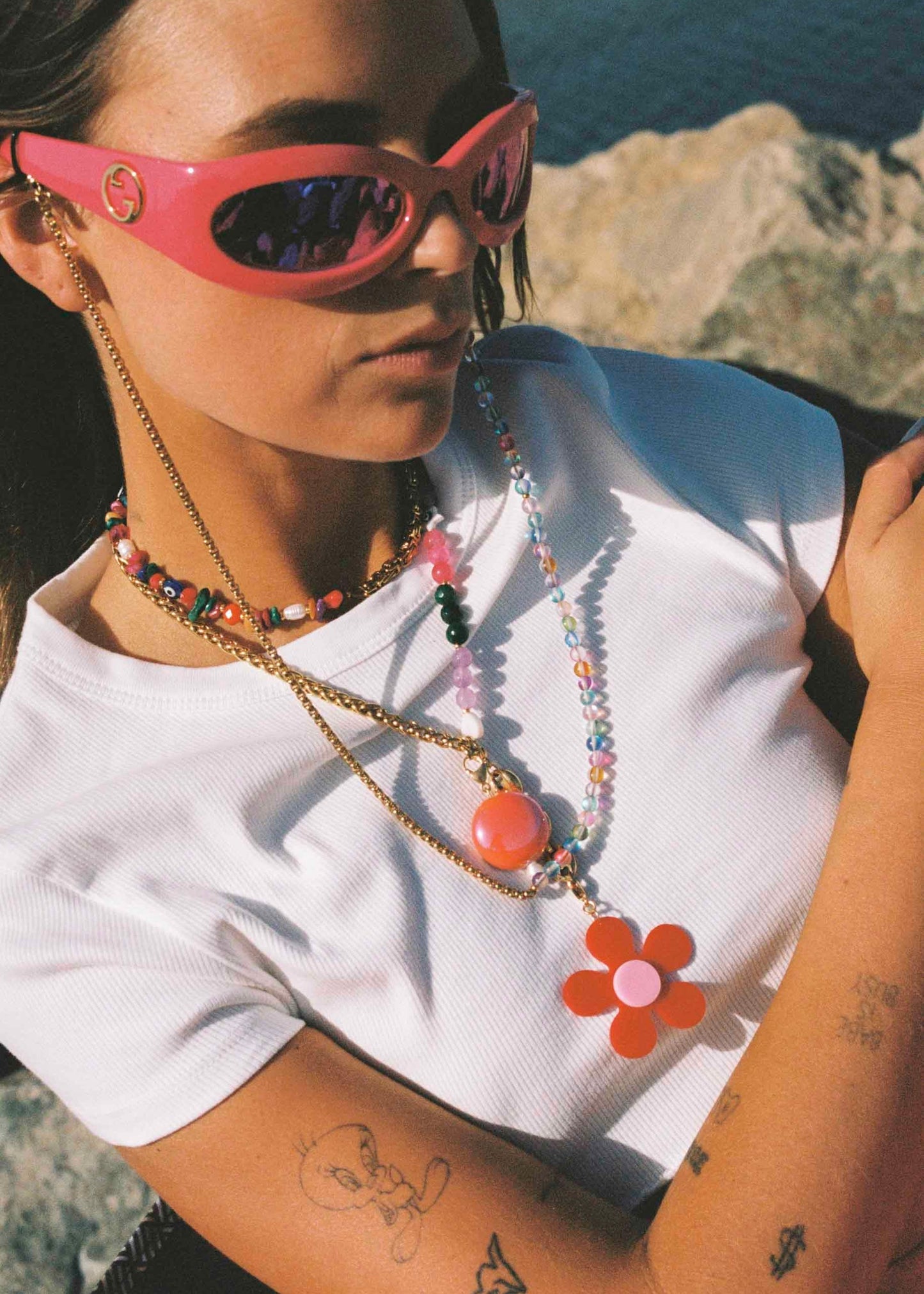 Sunglasses Chain Candy Planets