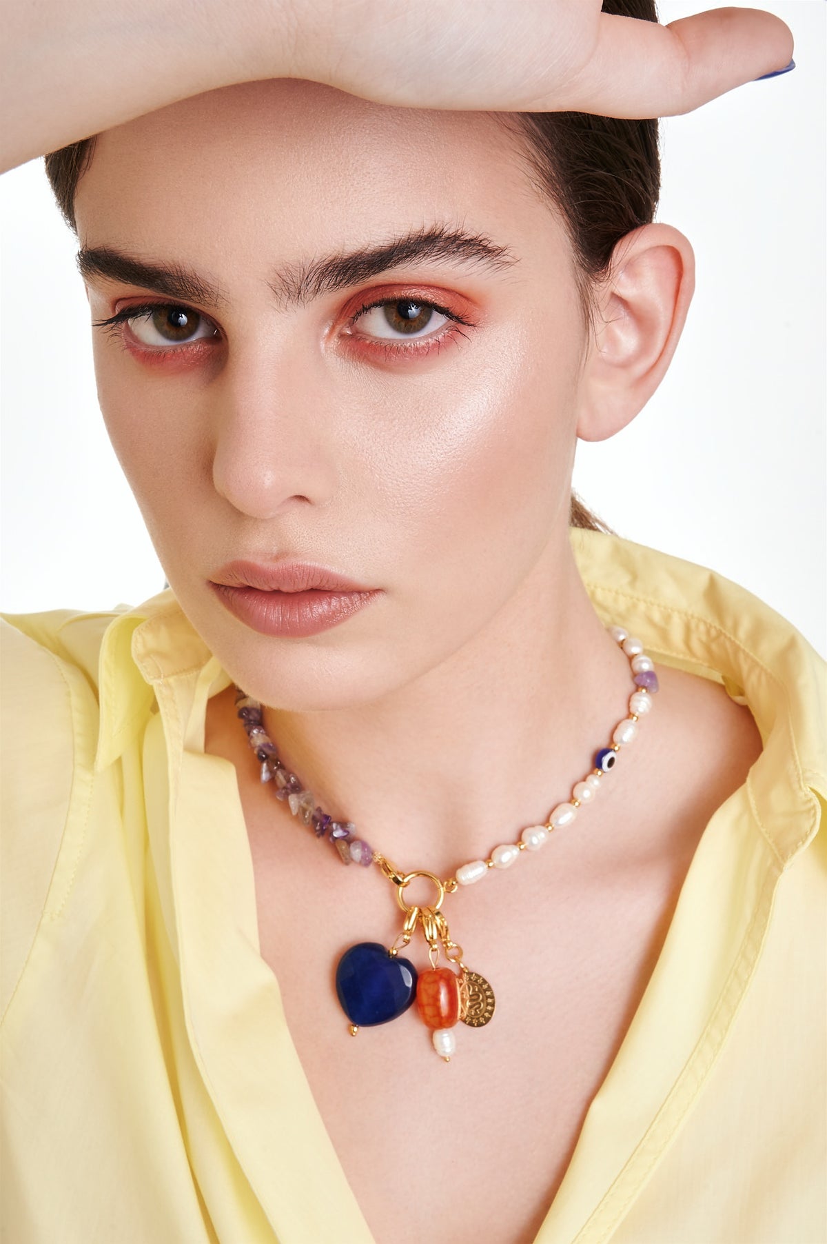 Corazón Lapislázuli Charm