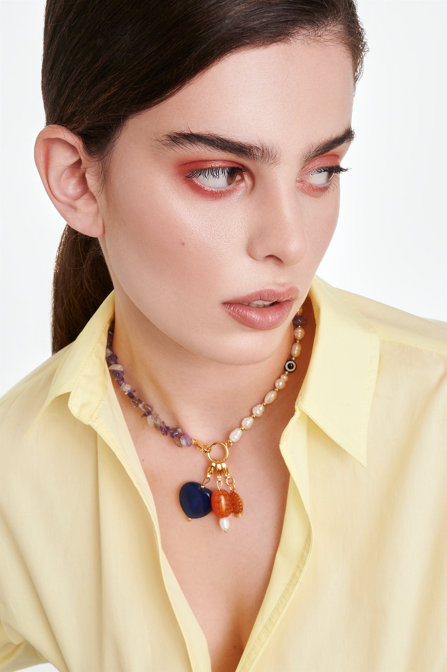 Corazón Lapislázuli Charm
