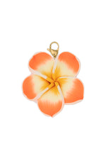 Tropical Flower L Orange Charm 